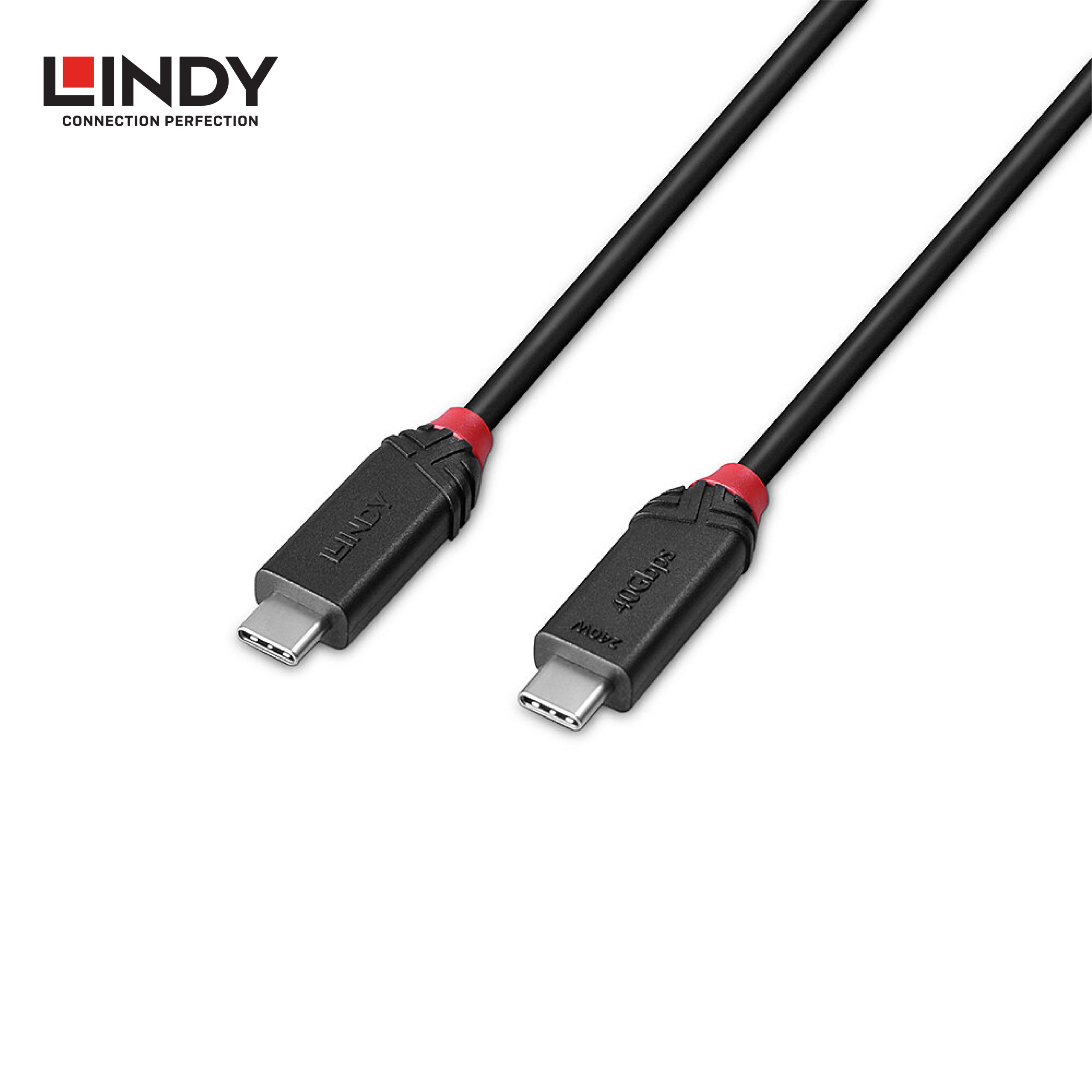 Kabel USB4, Type C to Type C 40Gbps, 240W PD, Black 0,5M - Image 3