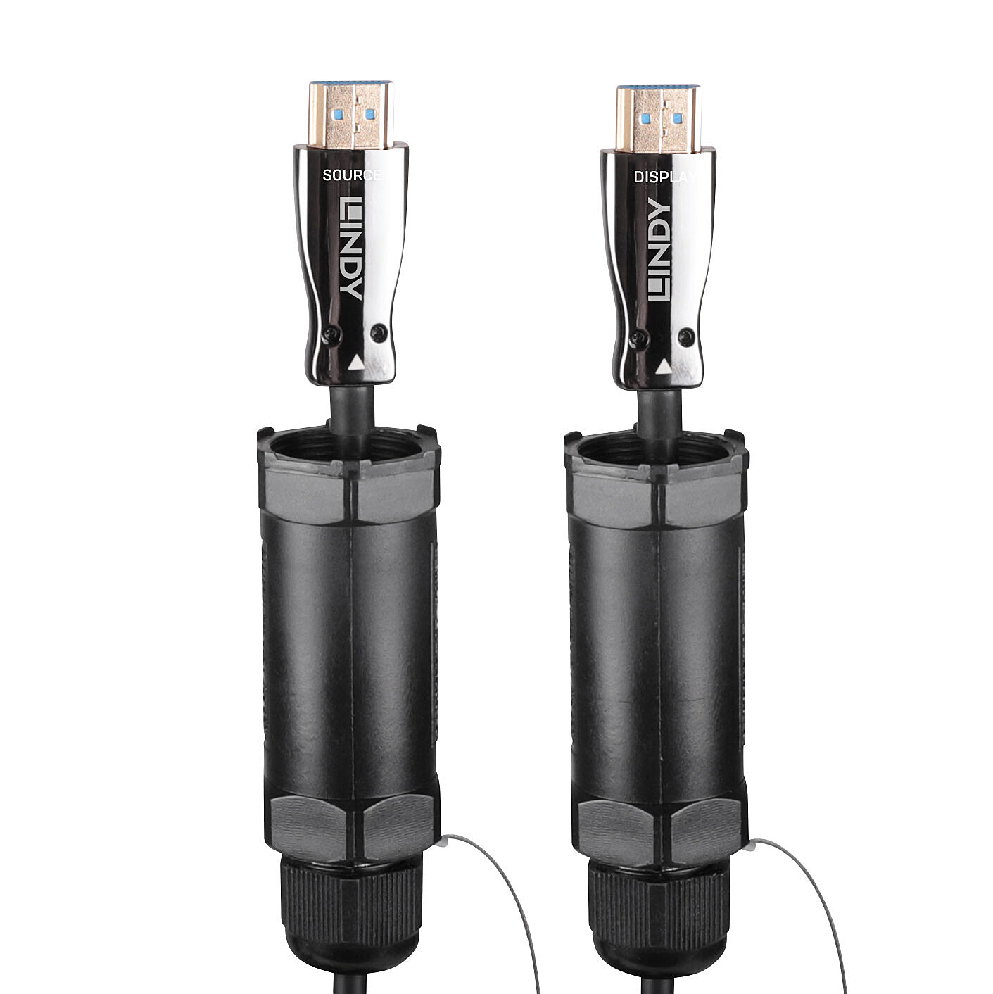 LINDY 30M ARMOURED FIBRE OPTIC HYBRID HDMI® 8K60 CABLE