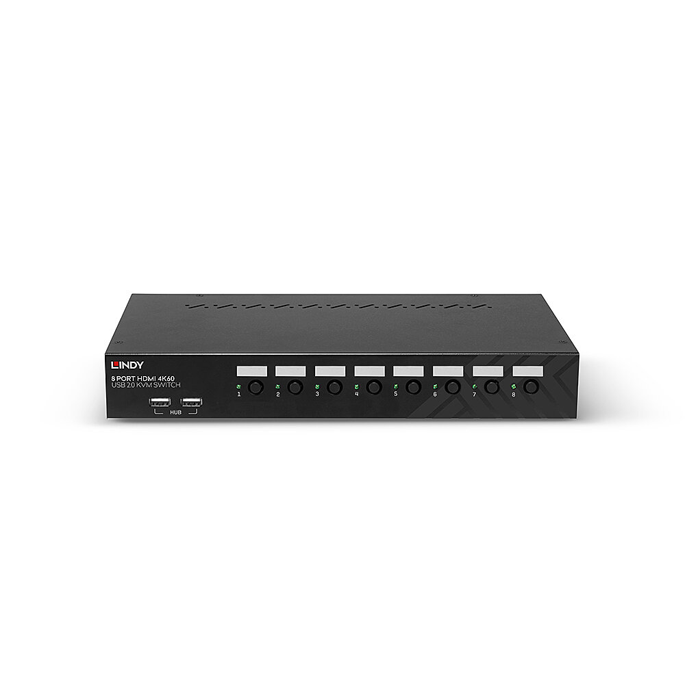 LINDY 8-Port HDMI 4K60 USB 2.0 & Audio KVM Switch - Image 4