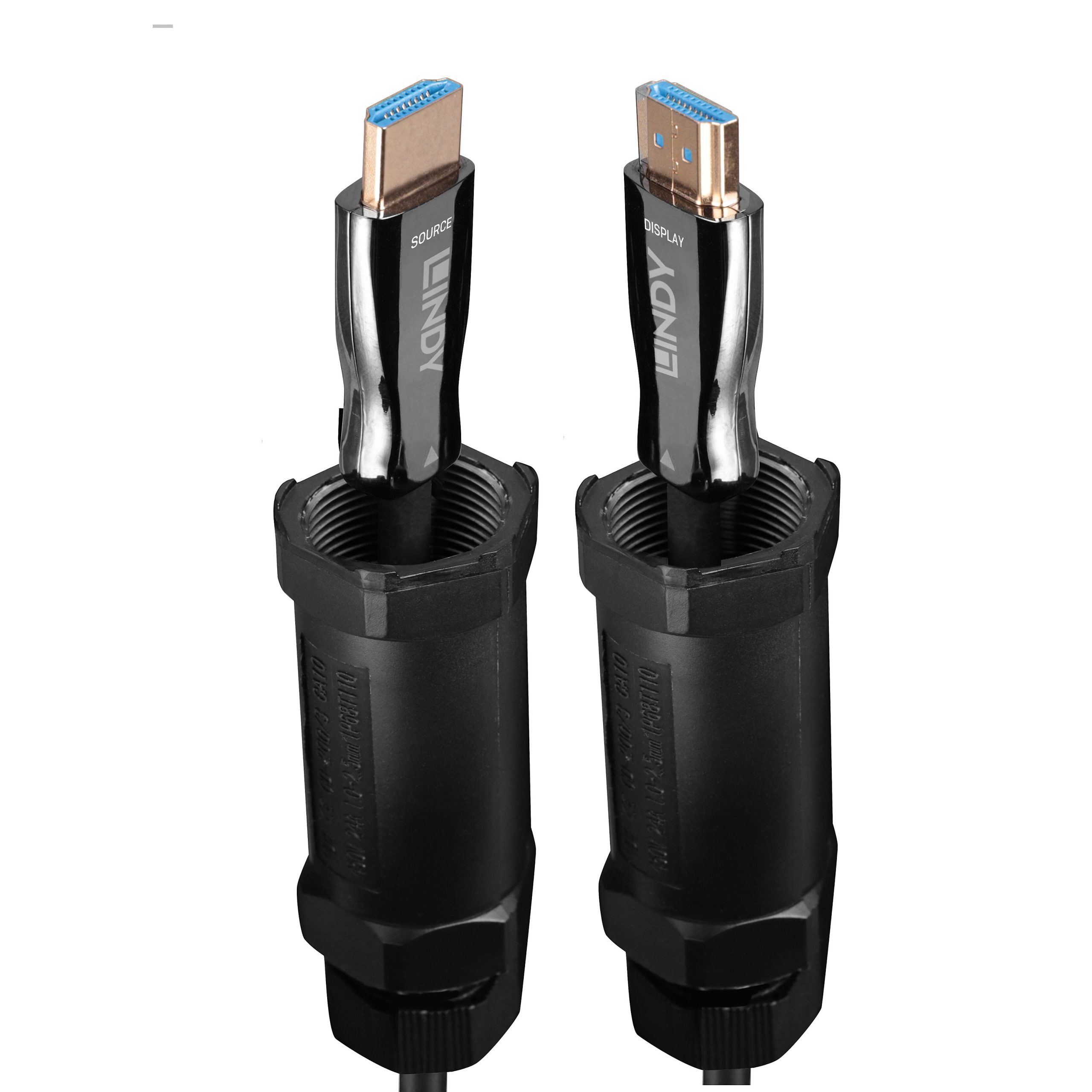 LINDY 30M ARMOURED FIBRE OPTIC HYBRID HDMI® 8K60 CABLE - Image 3
